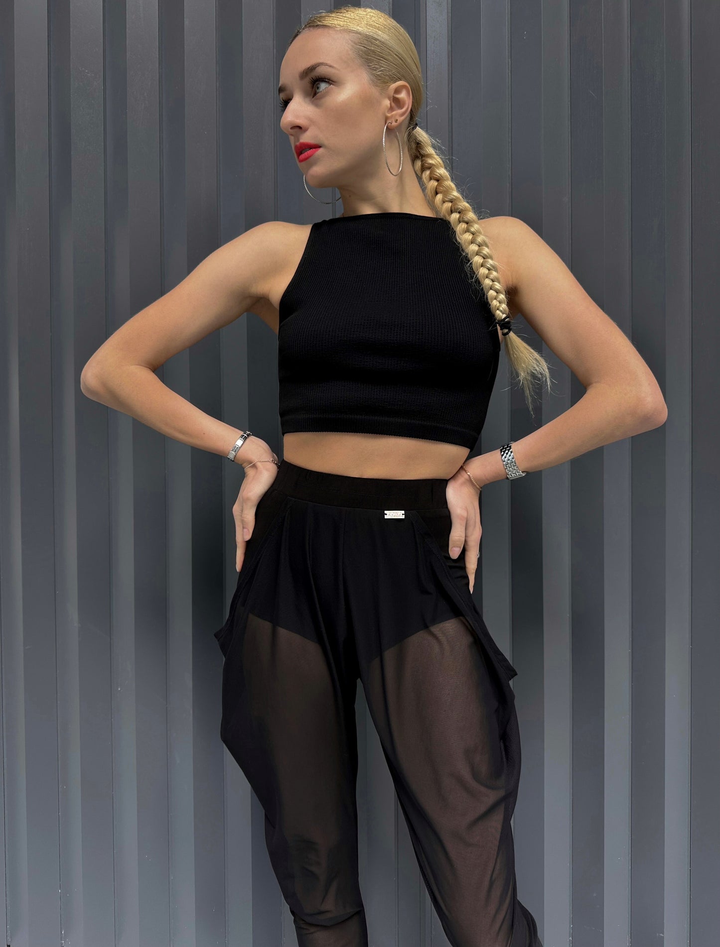 Net Parachute Pants