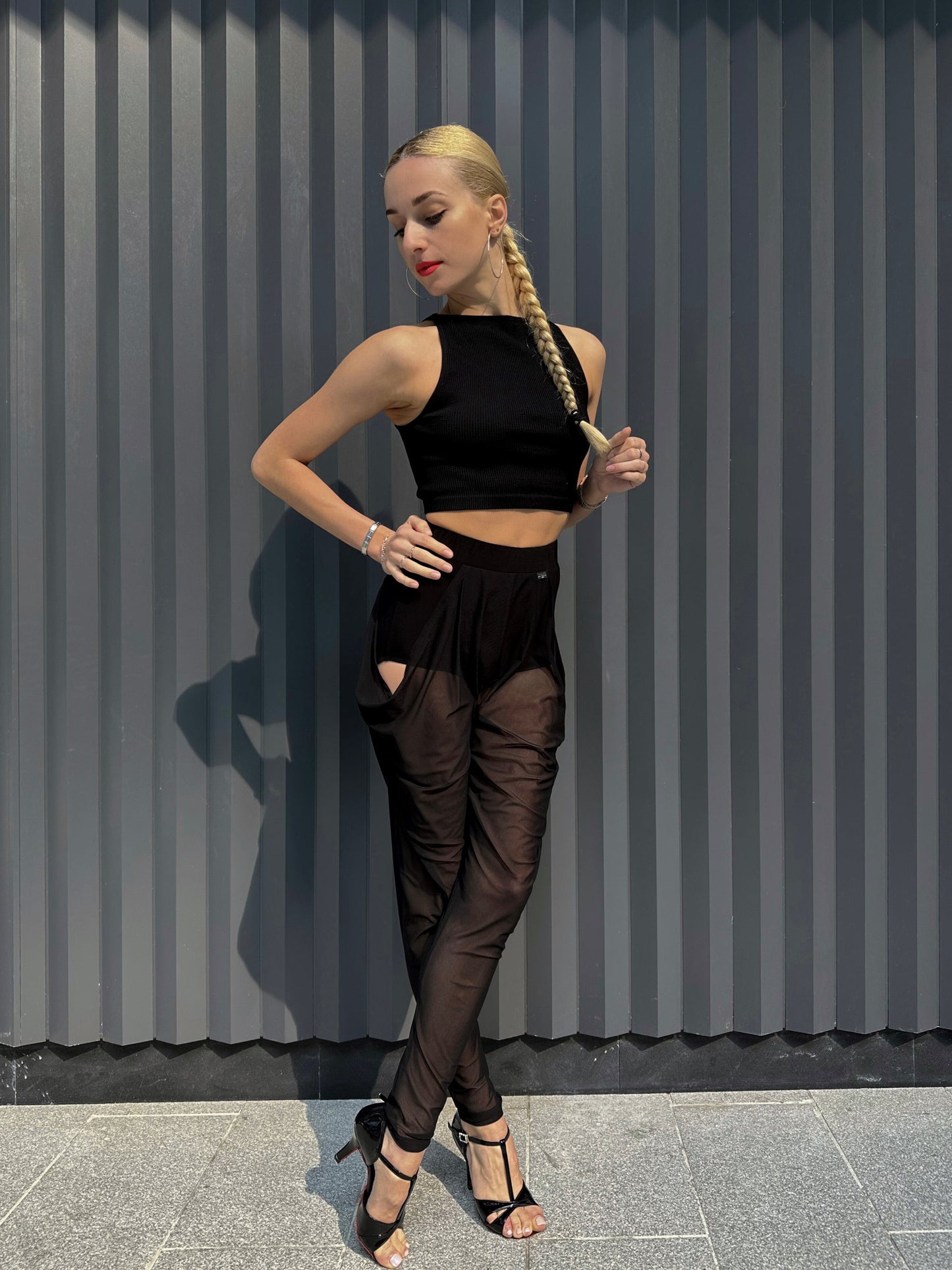 Net Parachute Pants
