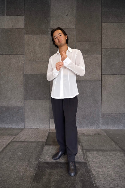 Net Slim Fit Dress Shirt - White