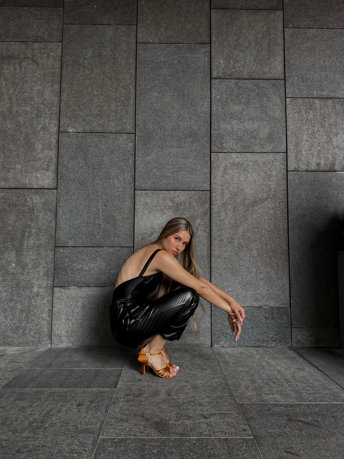Leather Effect Heat Pants