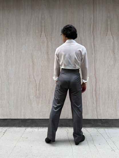 Checkered Grey Gurkha Pants