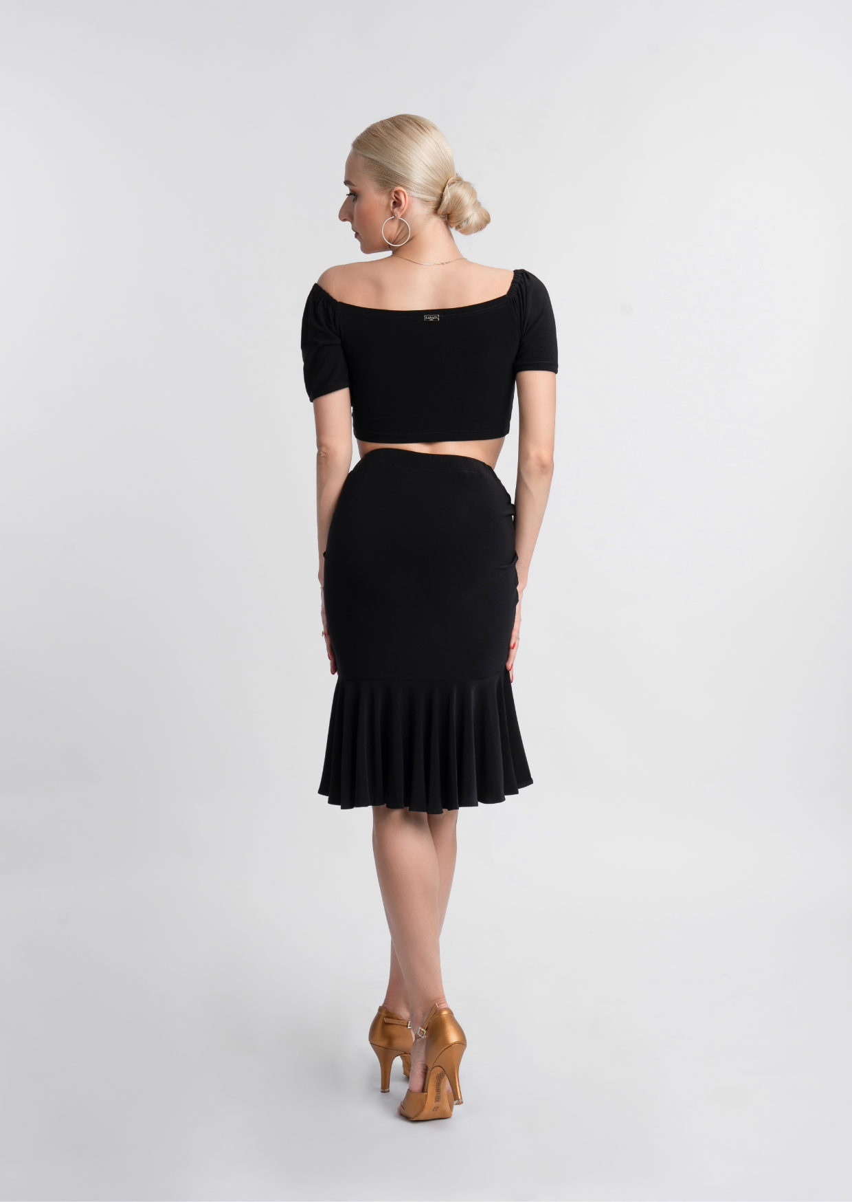 Black Drawstring Skirt