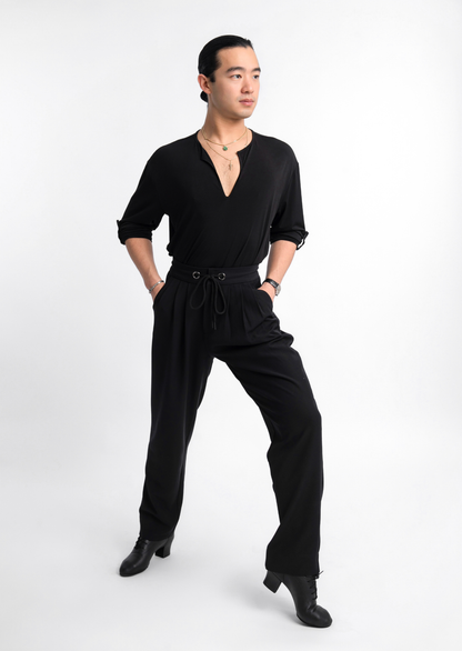 Black Drawstring Pants