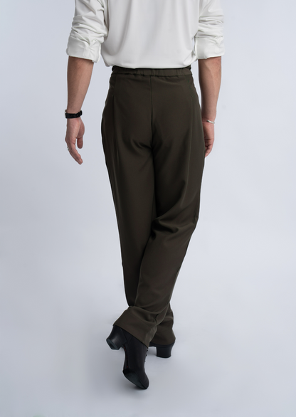 Drawstring Pants Olive Green