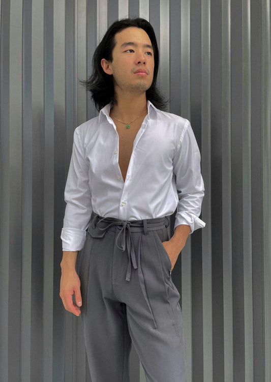 Classic Pleat Grey