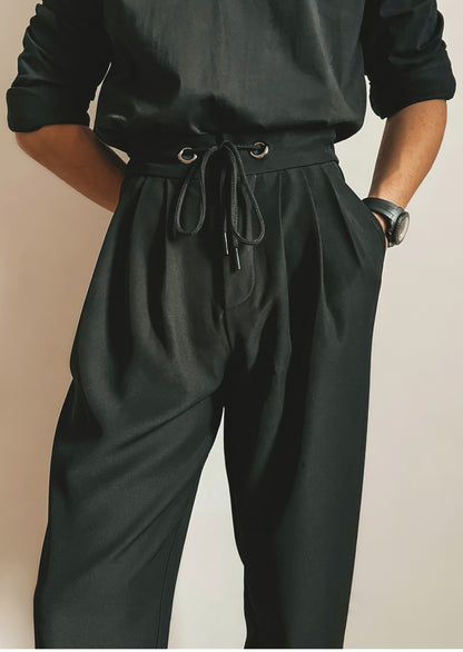 Black Drawstring Pants