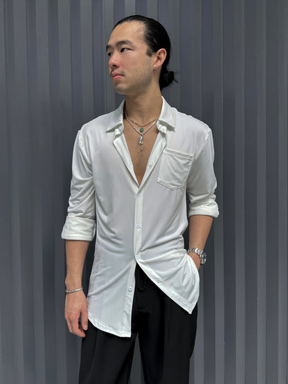 White Collared Dress Shirt